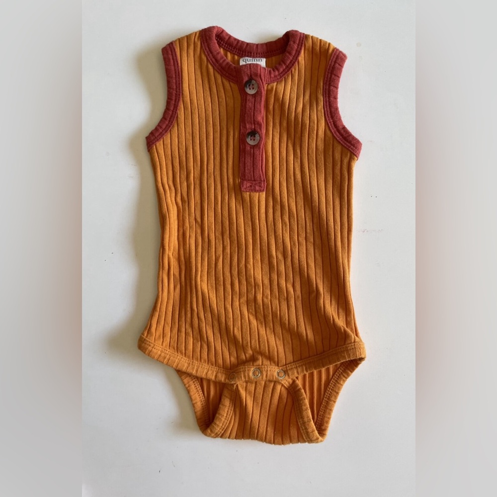 Kate Quinn ribbed sleeveless tank onesie